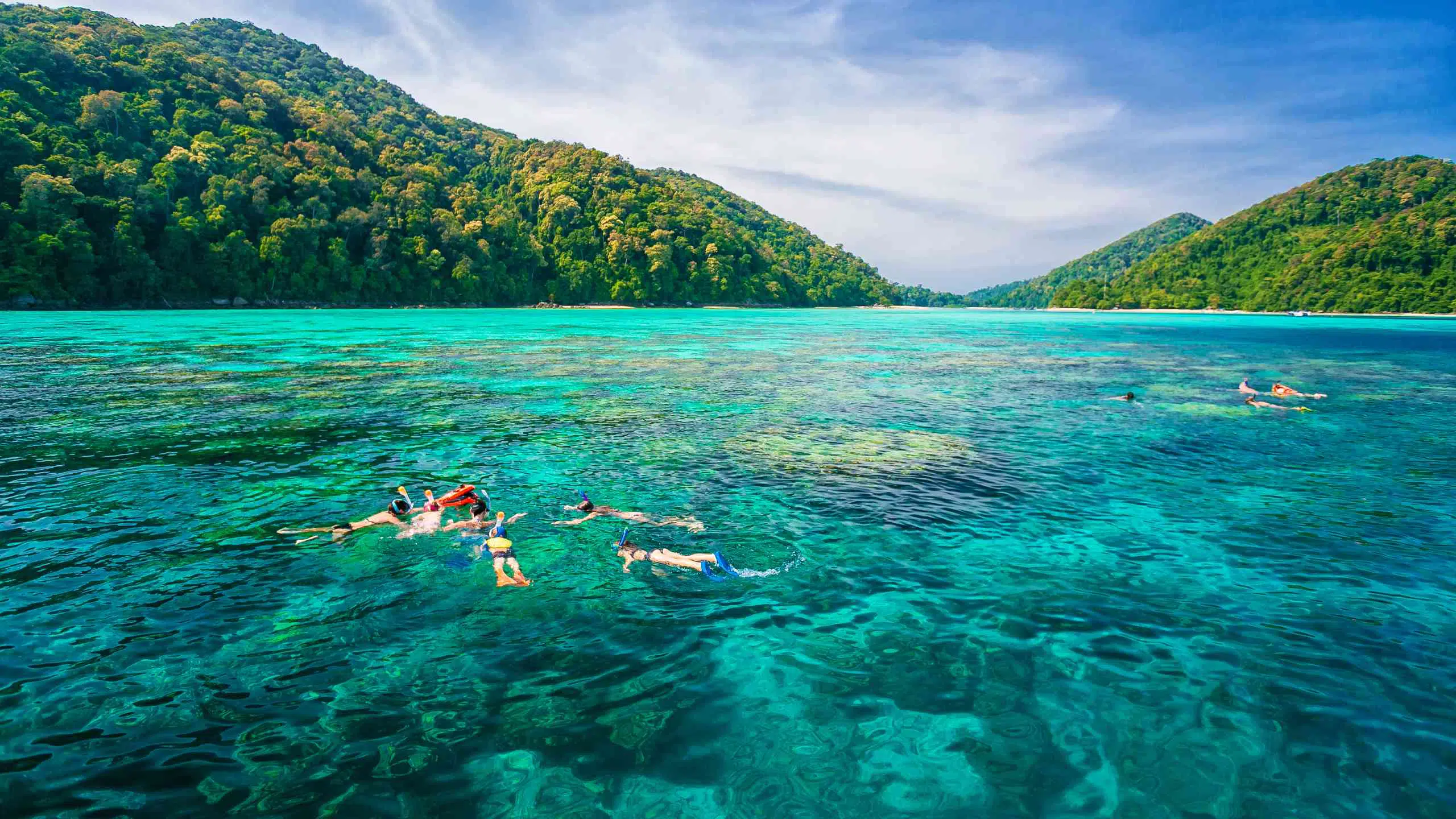 Snorkelling in the Surin Islands