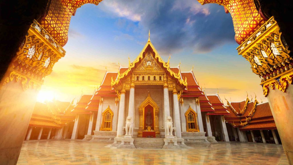 The Marble Temple Wat Benchamabopitr Dusitvanaram Bangkok
