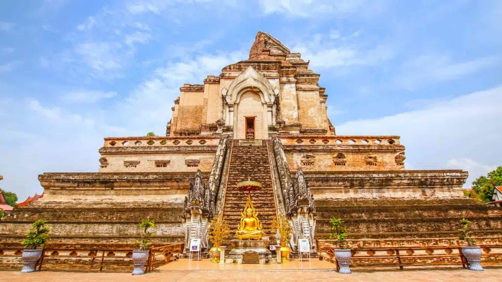 Wat Chedi Luang in the Chiang Mai