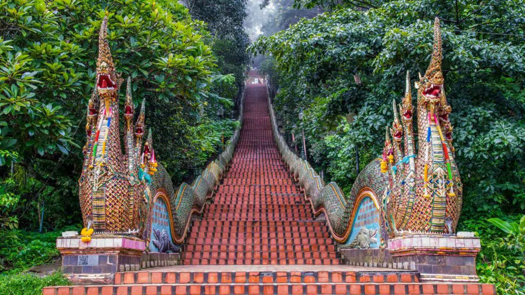 Naga Stairway- Doi Suthep Temple