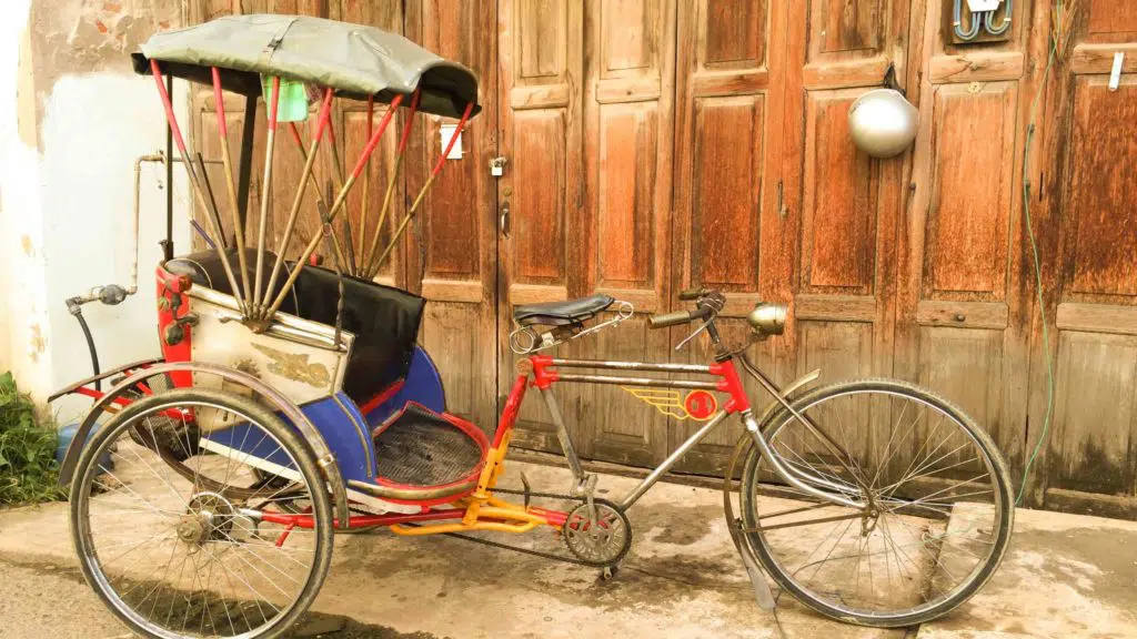 Samlor tricycle in thailand