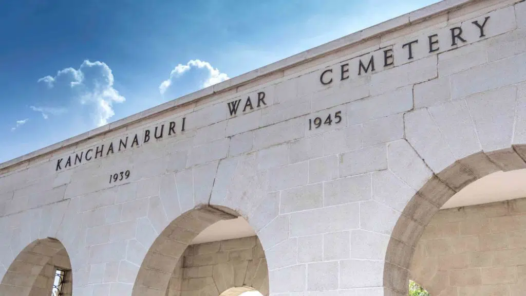 War cemetery Gate at Kanchanaburi