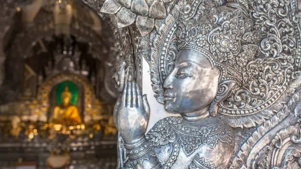 Wat Sri Suphan the famous Silver Temple in Chiang Mai