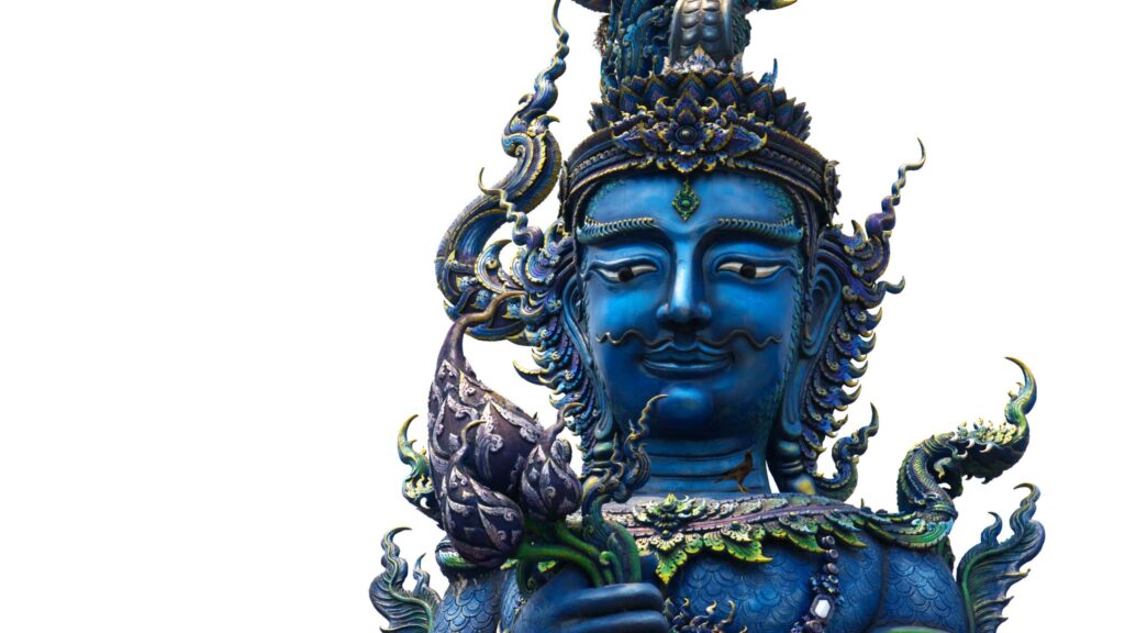 Figure at Blue Temple Chiang Rai