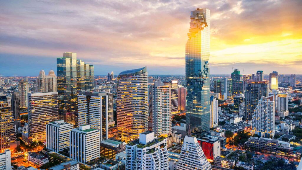 Buiding in Bangkok incl. MahaNakhon tower