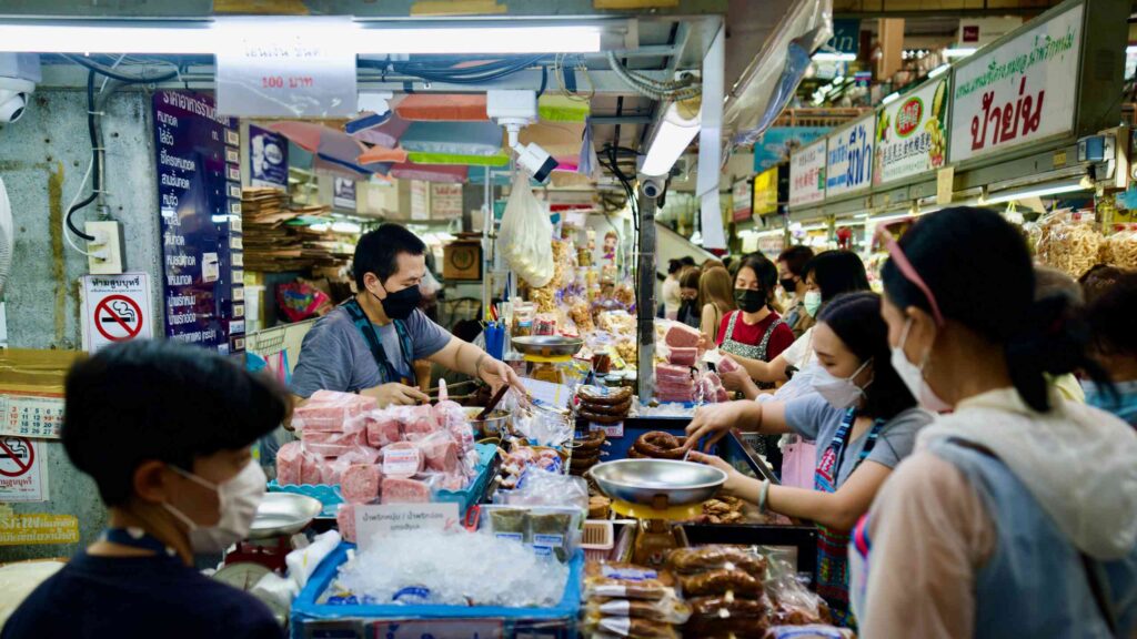 Wararos Market in Chiang Mai