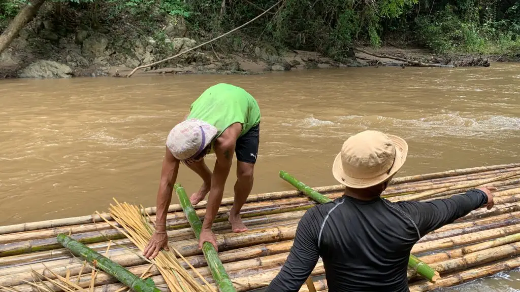 Bamboo rafting