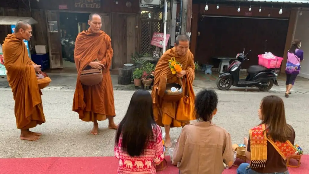 Chiang Khan Alms Giving